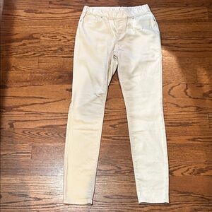 Boston Proper Cream Skinny Jeans